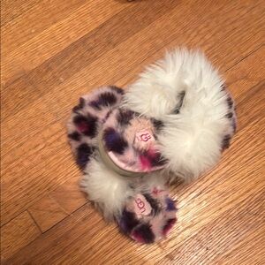 UGG White and Purple Cozy Socks